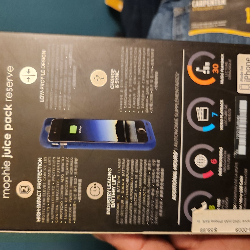 Mophie Juice Pack Reserve - Black